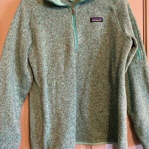 Patagonia Green Quarter-Zip Pullover